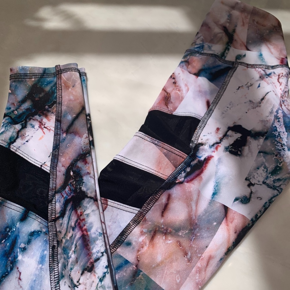 Strut ankle legging - XS print & Mesh